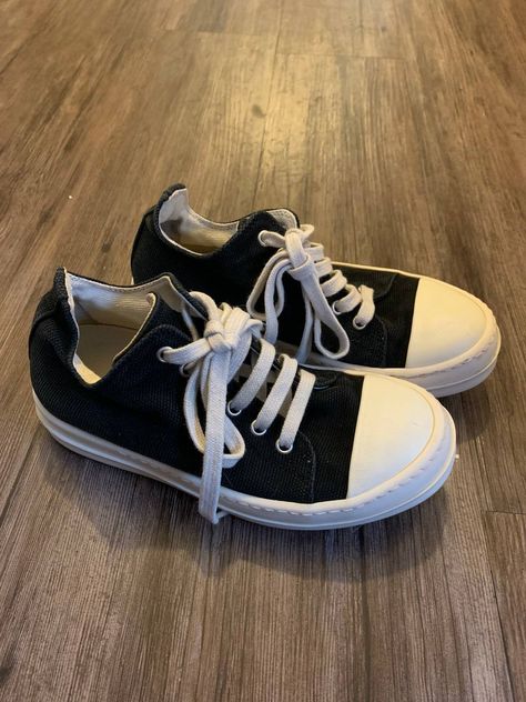 Rick Owens Ramones Low How To Style Rick Owens Ramones, Low Rick Owens, Rick Owens Converse Low Top, Rick Owens Sock Shoes, Rick Owens Ramones Low, Rick Owens Low, Rick Owens Ramones, Rick Owens Shoes, Rick Owens Men