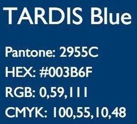 For anyone wondering, this is it, I've tried it, it is truly TARDIS Blue. Tardis Fan Design, Doctor Who Wild Blue Yonder, Doctor Who Tardis Interior, Tardis Inside, Doctor Who Big Finish, Cartoon Fun, Tardis Blue, Science Fiction Series, Bbc Drama