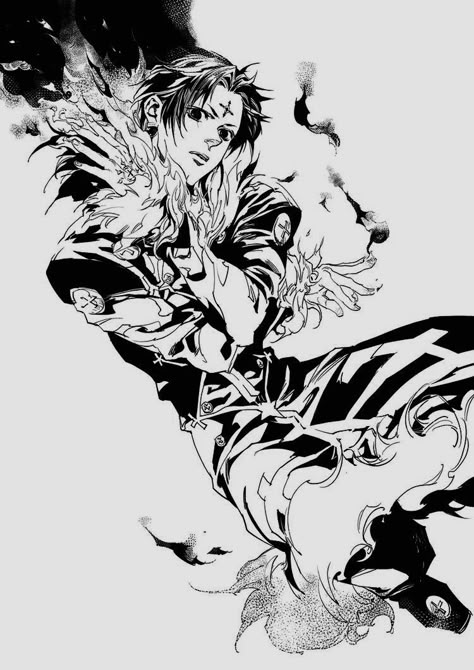 Chrollo Wallpaper, Chrollo Lucilfer, Phantom Troupe, Batman Poster, Hxh Characters, Bleach Art, Dark Tattoo, Hunter Anime, 영감을 주는 캐릭터