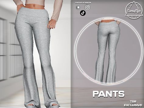 Flared Leggings Sims 4 Cc, Silk Bralette, Sims 4 Studio, Bodice Top, Lace Strapless, Flared Leggings, Marvelous Designer, Sims 4 Collections, Sims 4 Clothing