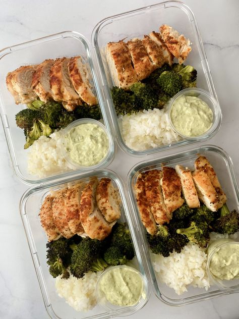 Chicken Broccoli and Rice Meal Prep - TeacherTastes Broccoli Meal Prep, Broccoli Meal, Rice Meal Prep, Jasmine Rice Recipes, Healthy Rice Recipes, Rice And Broccoli, Broccoli And Rice, Chicken Broccoli Rice, Windows Ideas Exterior