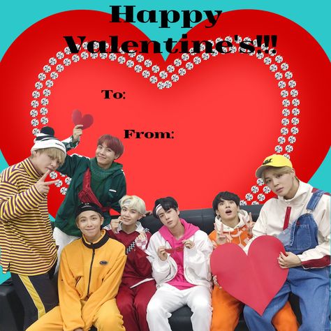 Taehyung Valentines Day, Bts Valentines Cards, Bts Valentines Day, Cheesy Valentines, Talking Video, Cheesy Valentine, Cards Valentines, Bts Group Photos, Hands Together