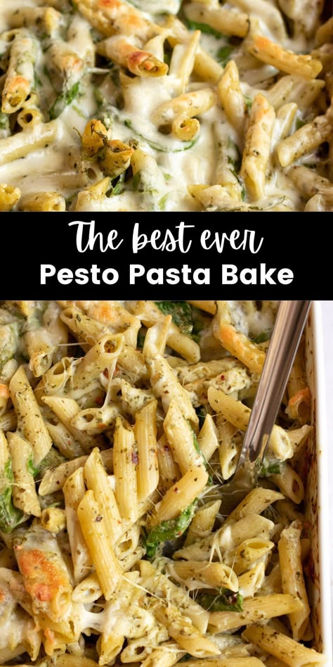 Basil Pesto Recipe Meals, Dinner Recipes For Family Pasta, Pasta Dinner Recipes Healthy, Pesto Chicken Pasta Bake, Healthy Pasta Dinner Recipes, Chicken Pasta Dinner Recipes, Dinner Recipes Sausage, Pasta Dinner Recipes Vegetarian, Dinner Ideas Casserole