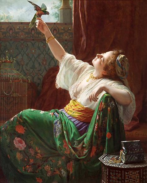 Orientalism Art, Alexandre Cabanel, Lawrence Alma Tadema, John Singer Sargent, Portrait Photos, A4 Poster, Paintings I Love, Old Paintings, Timeless Art