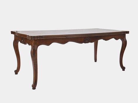 French Accent French Louis XV style extension dining table walnut side 45 310cm Louis Xv Dining Table, Dining Table Walnut, French Accent, Extension Dining Table, French Farmhouse, Cherry Wood, Dinner Table, Entryway Tables, Walnut