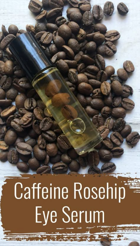 If you are dealing with tired eyes, puffy eyes, dark circles then this DIY caffeine reship eye serum is just what you need! Dark Eye Circles Remedies, Diy Eye Cream Dark Circles, Diy Dark Circles Under Eyes Remedies, Coffee Under Eye Cream Diy, Eye Cream With Caffeine, Coffee Eye Cream Diy, Diy Caffeine Eye Serum, Diy Eye Serum Dark Circles, Diy Under Eye Serum