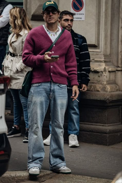 Street Preppy Style Men, 2025 Streetwear, Ss23 Street Style, Fashion University, Fashion Week Ss23, Grandpa Chic, 2025 Inspiration, Men Fashion Trends, Avatar Aesthetic