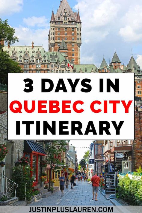 Quebec Itinerary, Montreal Vacation, Quebec City Canada, Travel America, Old Quebec, Canada Travel Guide, Canadian Travel, Canada Road Trip, Travel Canada