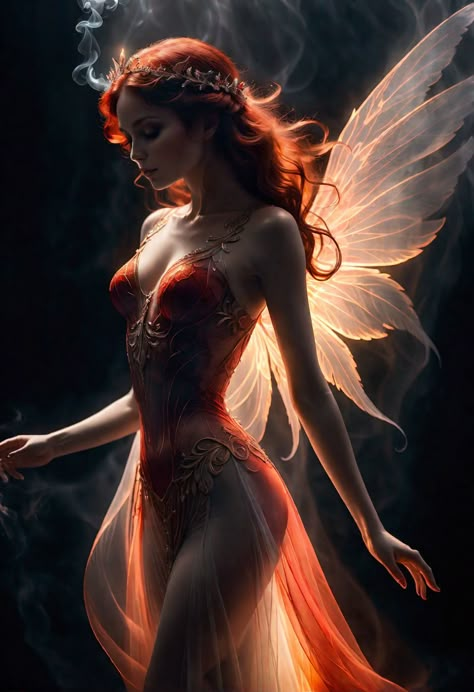 Fairytale Photography Princesses, Fairy Fire, Fire Princess, Fire Fairy, Wings Fairy, Fairy Photoshoot, Vampire Pictures, Faery Art, Fantasy Mermaids