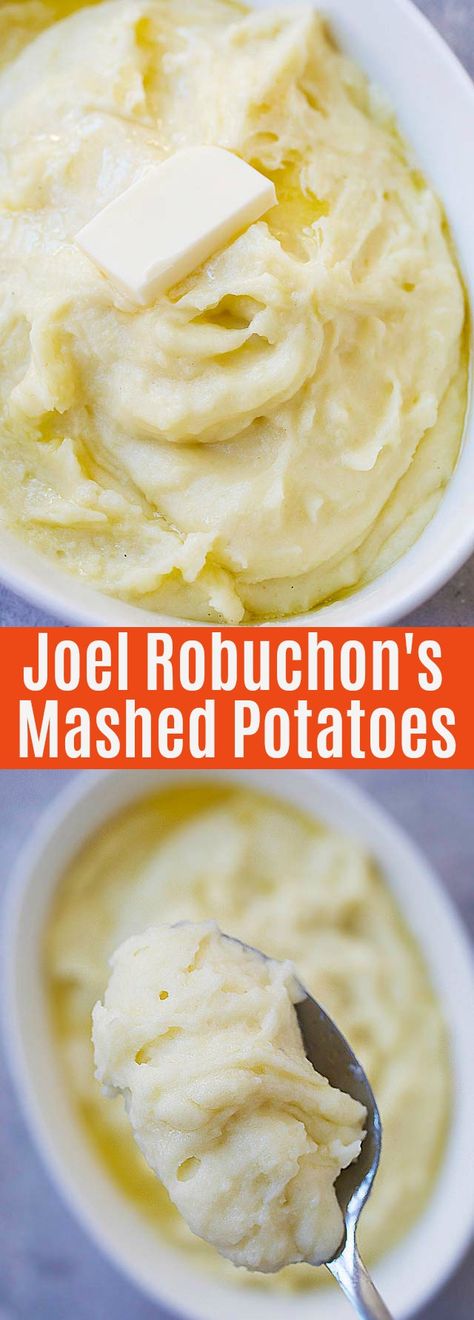 Joel Robuchon Mashed Potatoes, Worlds Best Mashed Potatoes, Joel Robuchon Recipes, Riced Mashed Potatoes, Mash Patotoes Recipes, French Mashed Potatoes, Best Mashed Potatoes Recipe, The Best Mashed Potatoes, Potatoes Easy