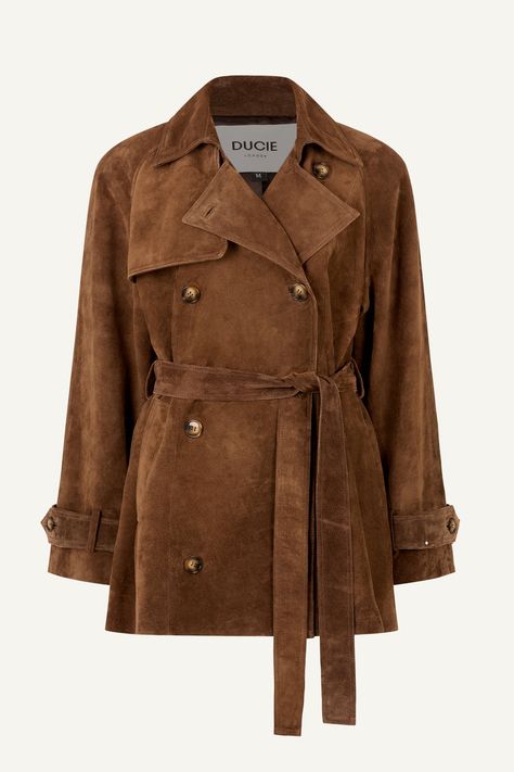 Suede Trench Coat, Slay Outfits, Trench Coat Outfit, Coat Outfit, Suede Belt, Belted Jacket, Fashion Inspiration Design, Modest Fashion Outfits, Coat Outfits