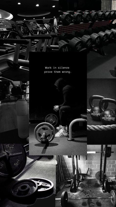 Fitness Aesthetic Collage, Cars Anime, Gym Motivation Wallpaper, Anime Nature, Work In Silence, Gym Wallpaper, Fitness Vision Board, Quotes Nature, Fitness Aesthetic