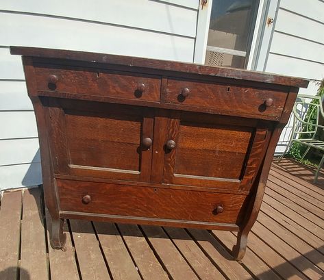 Sideboard / buffet identification | Antiques Board Antique Oak Sideboard, Antique Sideboard Buffet, Antique Buffet, Antique Sideboard, Interiors Magazine, Period Furniture, Oak Sideboard, Country Homes, Mirror With Shelf