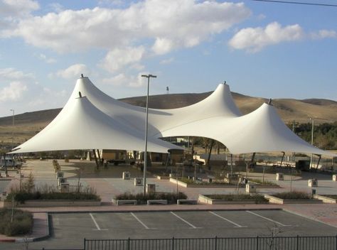 Tent Structure, Entrance Signage, Membrane Structure, Forest Camp, Tensile Structures, Structure Architecture, المملكة العربية السعودية, Shade Sail, Fabric Structure