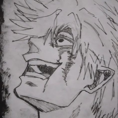 Satoru gojo #satorugojo #drawing#gojo#jujutsukaisen #jjk#gojodrawing #anime#sketch Anime Sketch, Jujutsu Kaisen, Jujutsu, Sketch, Drawings, Anime, Quick Saves