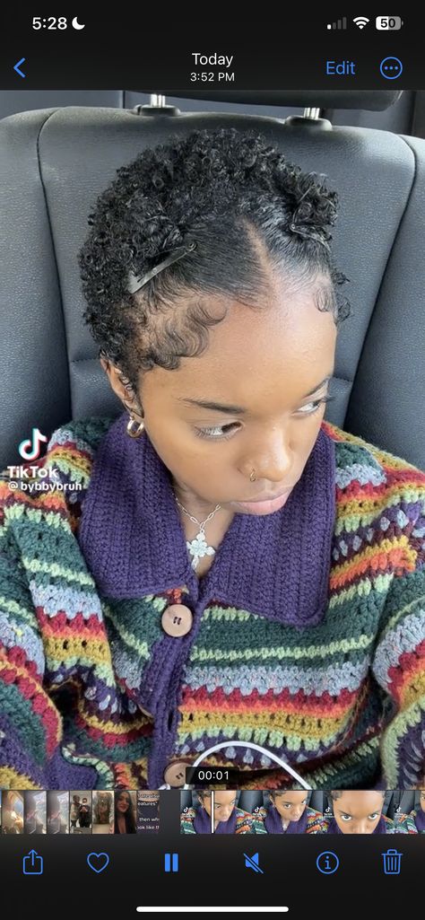 Curly Short Natural Hair, Short Natural Hair With Headband, 4c Short Afro Styles, Twa Rubber Band Hairstyles, Short Short Natural Hairstyles, Moisturized 4c Hair, Short 4c Slick Back, Twa Highlights, Short Fro Styles Black Women