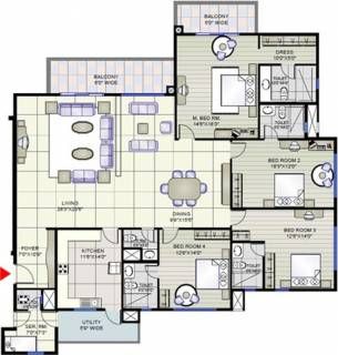 Prestige Shantiniketan (4BHK+5T (3,122 sq ft) + Servant Room 3122 sq ft) Servant Room, Fashion Designer Studio, Apartment Plans, Site Visit, Apartment For Sale, Furniture Layout, Home Loans, Apartments For Sale, Property Listing