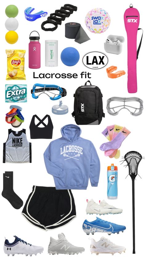 Lax Outfits, Sports Bag Essentials, Lacrosse Outfits, Lacrosse Workouts, Outfits For Highschool, Lacrosse Goals, Cheer Workouts, Cute Summer Wallpapers, Lacrosse Girls