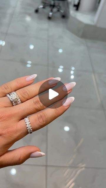 KENZO NAIL STUDIO on Instagram: "Have you ever try this one-on-one French before?. I absolutely love it 🤍

#kenzonailstudio #etobicokenails #torontonails #nailinspo #almondnails #frenchnails #wedding #weddingnails #bridalnails @dndgel" Bridal Glam, September 8, Nail Studio, Bridal Nails, Mani Pedi, Wedding Nails, Almond Nails, French Nails, Have You Ever