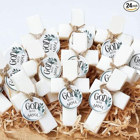 Amazon.com: Otuuz 24 Pcs Cross Soap Baptism Favors Baby Baptism Favor Scented Soap Favors Baby Shower Favors Christening Favors Communion Favor for Guests Party Wedding Birthday Gift Bridal : Home & Kitchen Baptism Themes, Baptism Party Favors, Candle Party Favors, Favors Baby Shower, Communion Favors, Christening Favors, Soap Favors, Baptism Party, Baby Baptism