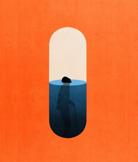 Nursing home on pills Door Illusion, Pill Aesthetics, Pill Illustration, Illness Illustration, Nurse Poster, Medicine Illustration, Poster Medical, Pharmacy Decor, Art Psychology