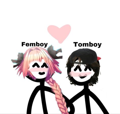 Woahhhhhhhh Femboy X Emo Boy Matching Pfp, Tomboy X Femboy Art, Femboy Matching Profile Pictures, Black Femboy Art Pfp, Femboy Profile Pic Cute, Femboy Outfits Ideas Male, Astolfo Fate, Astolfo Fate Memes, Neko Boy