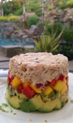 This is one of my favorite appetizers at a local seafood restaurant. I loved it so much that I've recreated it at home. It makes enough for two generously portioned stacks. Crab Avocado, Seafood Tower, Crab Recipes, Favorite Appetizers, Mango Salsa, Avocado Recipes, Seafood Restaurant, Seafood Dishes, Fish And Seafood