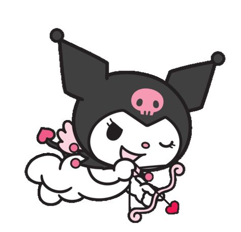 Charming Kuromi Sticker by Sanrio Korea for iOS & Android | GIPHY Kawaii Culture, App Ikon, Melody Hello Kitty, Hello Kitty Characters, Kitty Drawing, Hello Kitty Drawing, Hello Kitty Art, Wallpaper Ipad, Sanrio Wallpaper