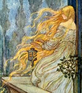 Let down thy golden hair... Florence Harrison, Fairy Tale Illustrations, Fairy Tale Art, Arthur Rackham, Fairytale Illustration, Children's Book Illustrations, Pre Raphaelite, Fairytale Art, Vintage Illustrations