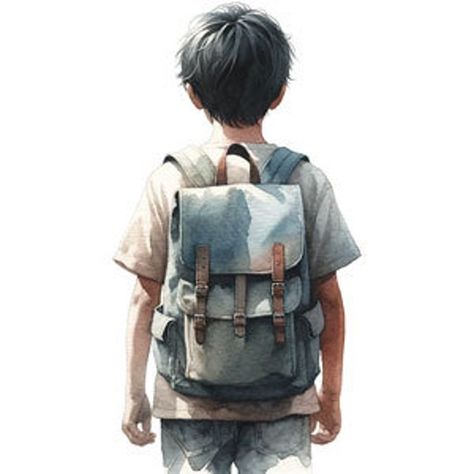 Digital download Digital file types: 3 JPG Boy from back with backpack, digital watercolor. Digital download Digital file types: 3 JPG The text in this download may be in another language Includes three download sizes 17x17" 12x12" 7x7" If you require another size, do not hesitate to contact us directly through this page. To print your digital art files, we recommend using a professional printing service. Backpack Illustration, Backpack Drawing, Backpack Art, Back Drawing, Inktober 2024, Back Bag, Digital Watercolor, File Types, Art File