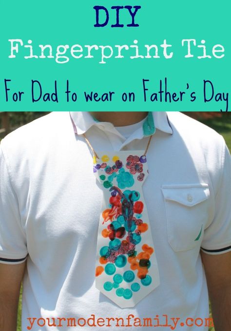 DIY fingerprint tie Father's Day Activities, Family Inspiration, Diy Gifts For Kids, Father's Day Diy, Baby Massage, Dad Day, Fathers Day Crafts, Mothers Day Crafts, Baby Crafts