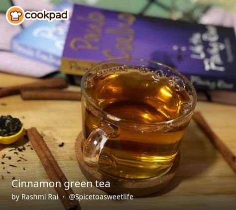 Cinnamon Green Tea Recipe, Cinnamon Green Tea, Green Tea Recipes, Tea Recipe, Vegetarian Paleo, Tea Recipes, Tea Leaves, Paleo Gluten Free, Green Tea