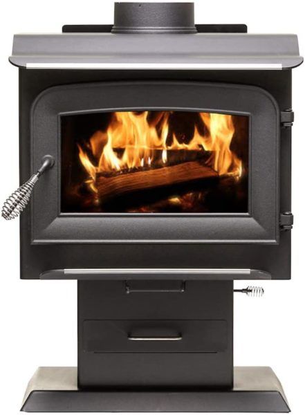 Franklin Stove, Soapstone Stove, Us Stove Company, Small Wood Stove, Stove Black, Creek House, Pellet Stove, Spring Door, Iron Doors