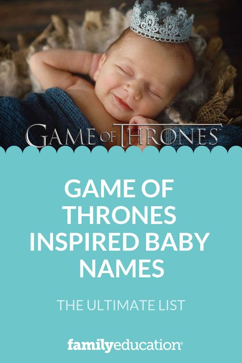 These are our top 20 baby names inspired by Game of Thrones for both boys and girls. Targaryen Names Ideas, Game Of Thrones Name Ideas, Game Of Thrones Baby Announcement, Game Of Thrones Names, Game Of Thrones Girl, Baby Name Generator, Modern Names, Name Games, Name Inspiration