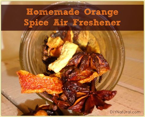 A Homemade Orange Spice Air Freshener Recipe Air Freshener Recipes, Room Deodorizer, Homemade Air Freshener, Diy Soaps, Dried Orange Peel, Cleaning Diy, Diy Air Freshener, Homemaking Tips, Sweet Orange Essential Oil