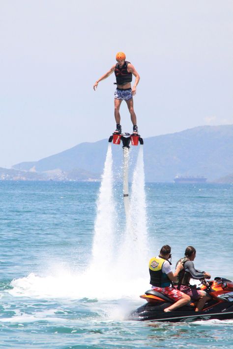 Enjoy flyboard in Lighthouse restaurant Nha Trang Vietnam!!! La La Land Lighthouse Cafe, Lighthouse Restaurant, The Note Coffee Vietnam, Da Nang Vietnam Beach, The Coffee House Vietnam, Seafood Restaurant, Lighthouse, Vietnam, Restaurant