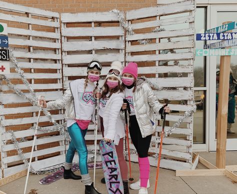 Apres Ski Party Outfit 80s, 80s In Aspen Bid Day, Apres Ski Theme Party Outfit, Ski Party Theme Outfit, 80s Ski Party, Apres Ski Outfit Party, Apres Ski Party Outfit, 80s In Aspen, Retro Ski Outfit