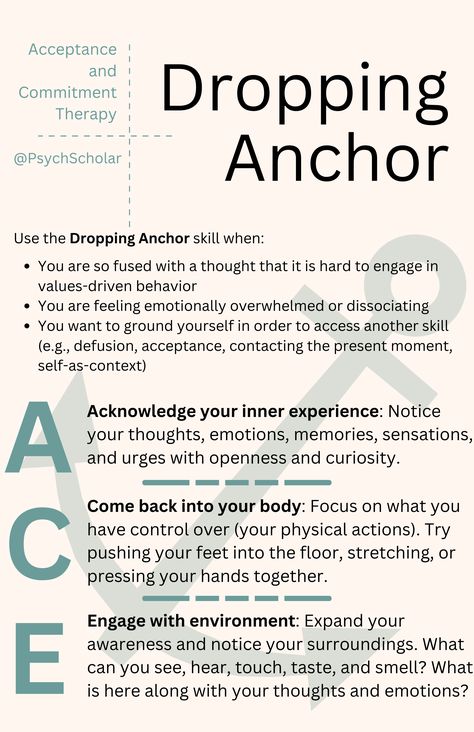 ACT, CBT, Mindfulness, Therapy, Worksheet Values Worksheet, Acceptance And Commitment Therapy, Cbt Therapy, Dbt Skills, Mental Health Therapy, Mental Health Counseling, Counseling Activities, Emotional Awareness, Therapy Counseling