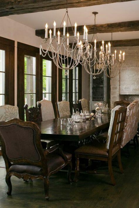 Fancy Dining Room Luxury, Old Fashion Dining Room, Fancy Dining Table, Fancy Dining Room, Big Dining Room, Fancy Homes, Mix Aesthetic, Living Room Victorian, Dining Room Aesthetic