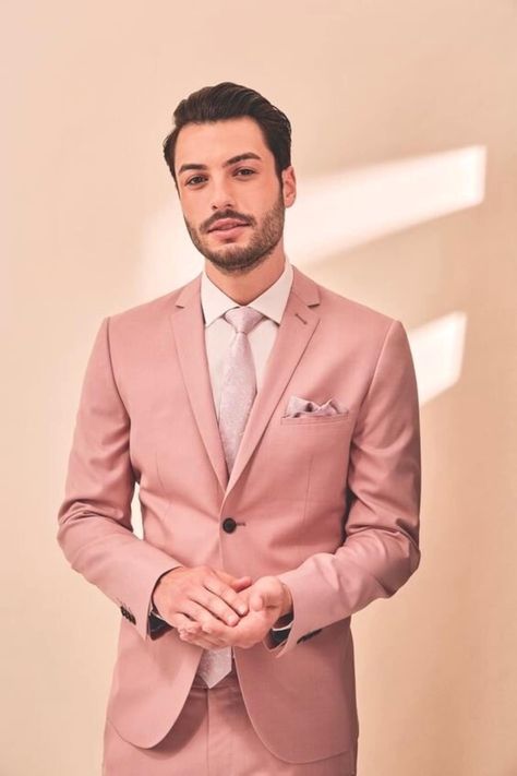 Buy Menista Suit Premium Two Piece Peach Mens Suit for Wedding Online in India - Etsy Mens Suit For Wedding, Reception Suits, Rosé Suit, Mens Wedding Suits, Suit For Wedding, Pieces Men, Merch Ideas, Wedding Groomsmen, Groomsmen Suits