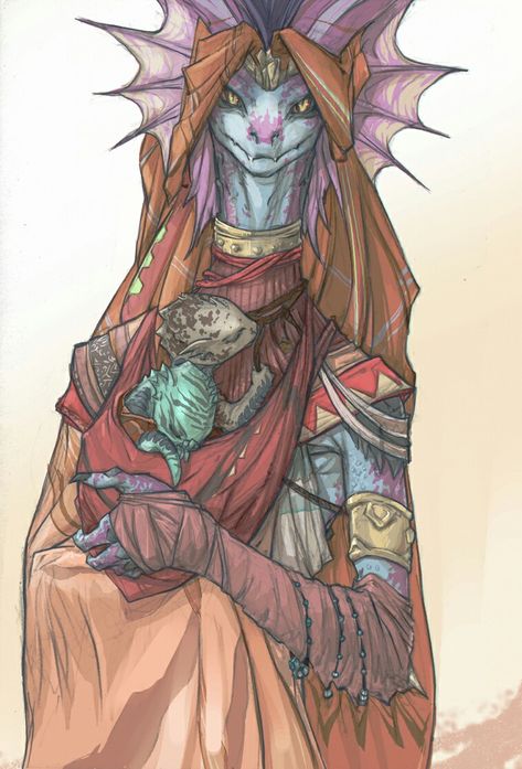 Lizard People Fantasy Art, Lizard Person Character Design, Female Lizardfolk, Argonian Female, Lizard Character Design, Lizardfolk Art, Dragonborn Character Design, Dragonborn Dnd, Reptilian People