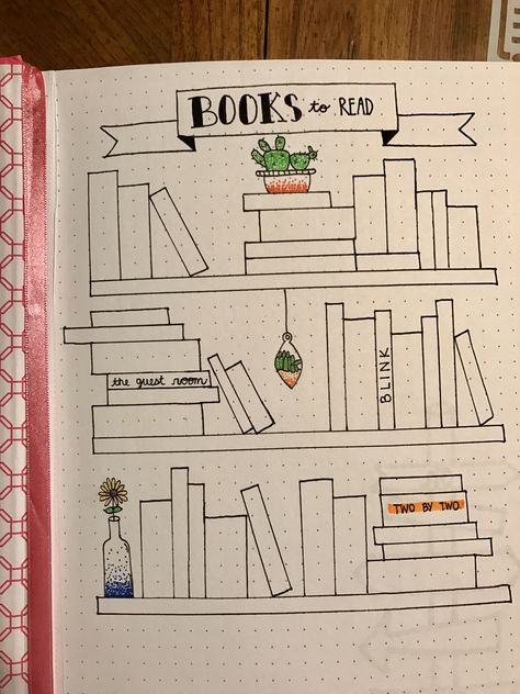 "Books to Read" bullet journal page Bullet Journal Simple, Journal D'inspiration, Bullet Journal Page, Bullet Journal 2020, Bullet Journal Key, Goals Bullet Journal, Bullet Journal Banner, Bullet Planner, Bullet Journal Weekly Spread