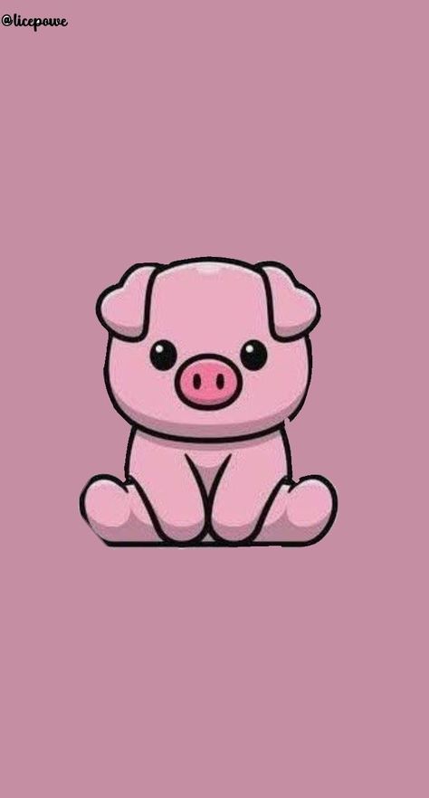 Cute Pig Pictures Cartoon, Cute Pigs Drawing, Piggy Painting, Cute Pig Drawing, Pig Drawing Easy, Pig Painting, Cow Print Wallpaper, Pig Drawing, Pig Wallpaper