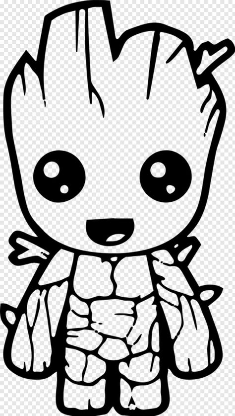 Png Coloring Pages, Groot Cartoon, Coloring Pages Marvel, Groot Drawing, Groot Drawing Easy, How To Draw Groot, Disney Cartoon Coloring Pages, Groot Clipart, Coloring Pages Disney