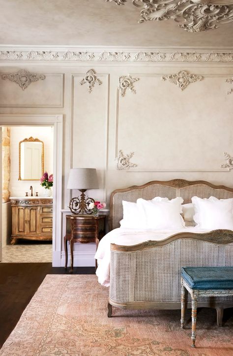 Bedroom Styling Ideas: Why Your Space Isn't Hitting the Mark | Home Beautiful Modern French Provincial Bedroom, Romantic French Bedroom, French Provincial Bed, French Design Style, French Provincial Bedroom, Modern French Provincial, French Provincial Home, French Inspired Home, Parisian Interior