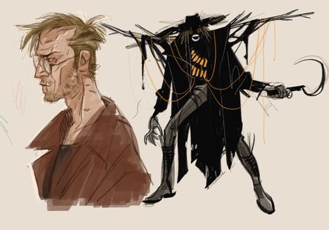 Scarecrow Batman, Jonathan Crane, Gotham Villains, Dc Comics Artwork, Batman Art, Superhero Design, Dc Comics Art, The Villain, Funky Art