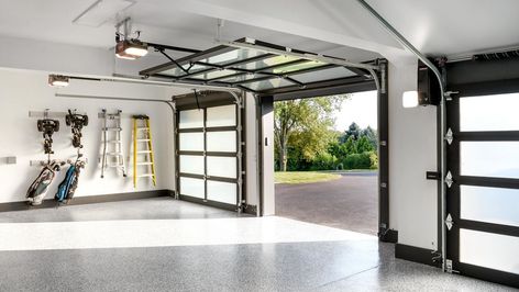 Best Garage Floor Coating, Garage Floor Paint, Garage Floor Coatings, Garage Floor Epoxy, Garage Lighting, Garage Floor, Epoxy Floor, Painted Floors, House Flooring