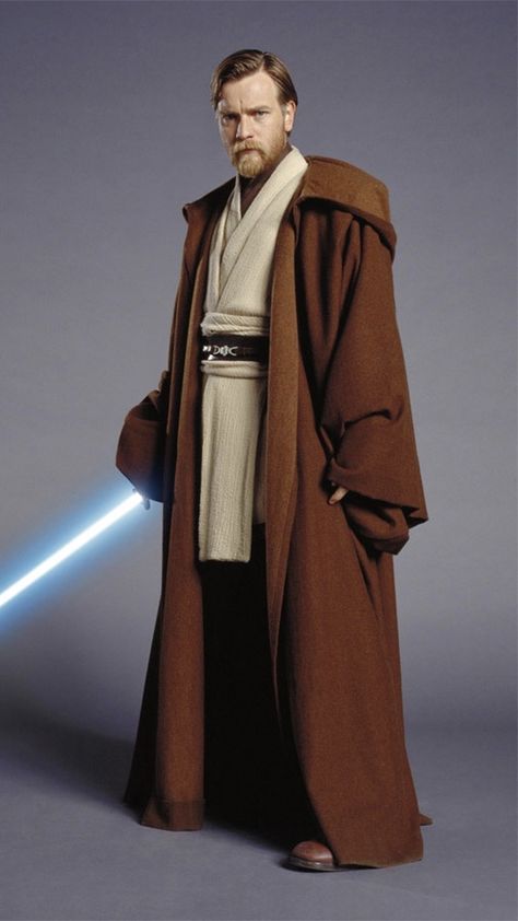 Jedi Cloak, George Lucas Star Wars, Jedi Costume, General Kenobi, Star Wars Obi Wan, Space Fashion, Star Wars Artwork, Star Wars Fan Art, Star Wars Jedi