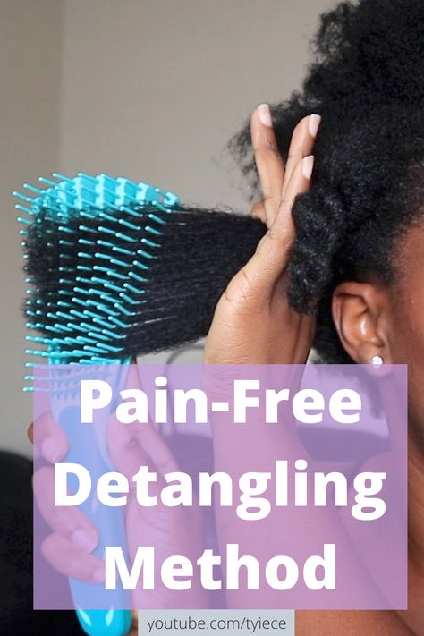 Using an EZ brush makes detangling natural hair easier and painfree due to the flexible bristles. Watch to learn how to make detangling natural hair easier for you. Natural hair care tips for detangling How To Detangle Natural Hair, Detangling Natural Hair, Detangle Hair, Natural Hair Routine, Best Natural Hair Products, Natural Hair Diy, 2023 Hair, Natural Hair Tutorials, Natural Hair Care Tips