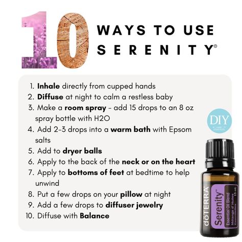 Doterra Whisper, Serenity Essential Oil, Doterra Serenity, Doterra Oils Recipes, Doterra Oil, Essential Oil Safety, Essential Oil Companies, Ginger Oil, Doterra Oils